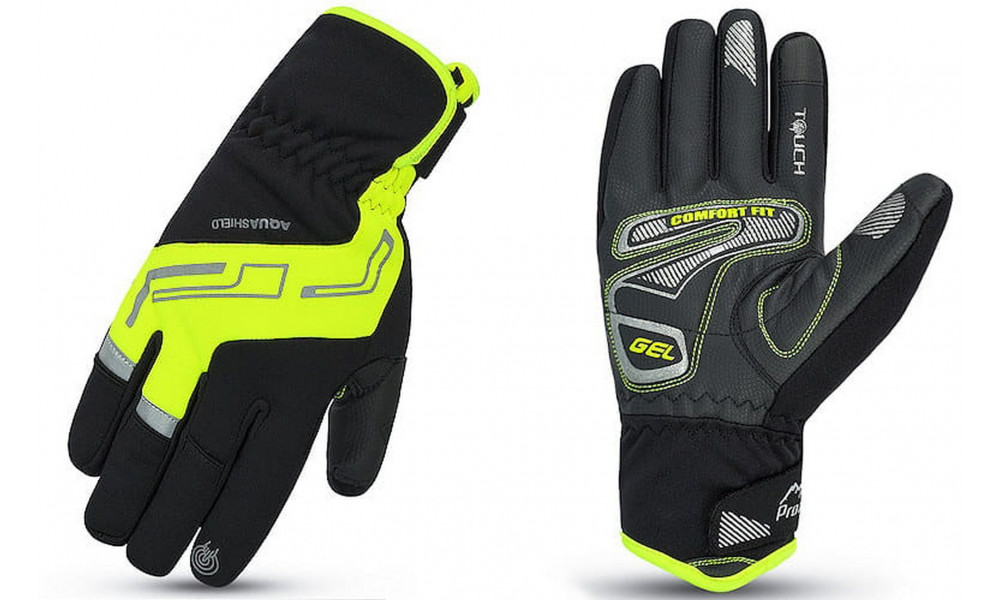 Velo cimdi Prox Performance Pro Long Gel black-lime - 3