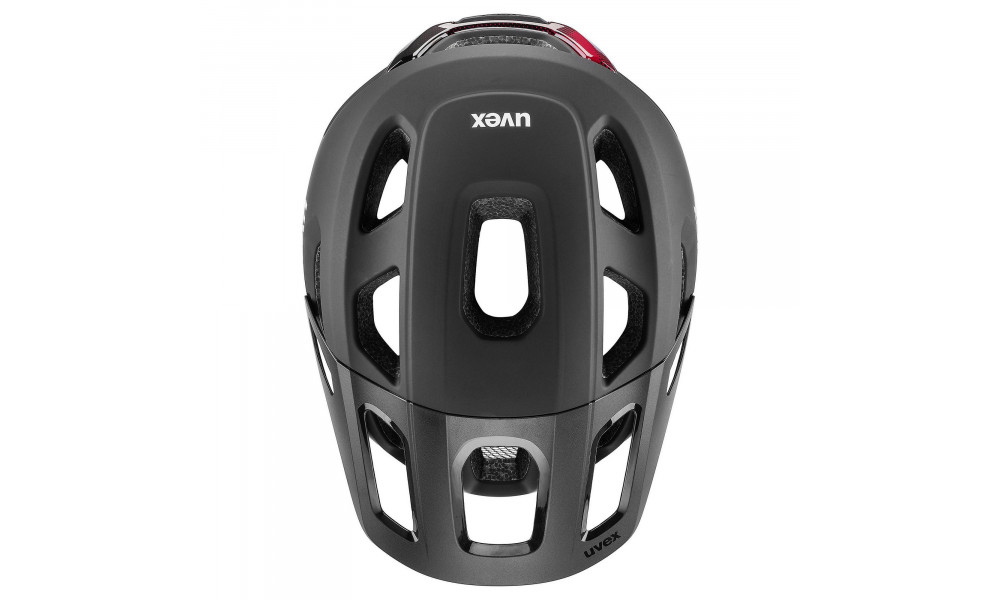 Ķivere Uvex react MIPS black-ruby red matt - 4