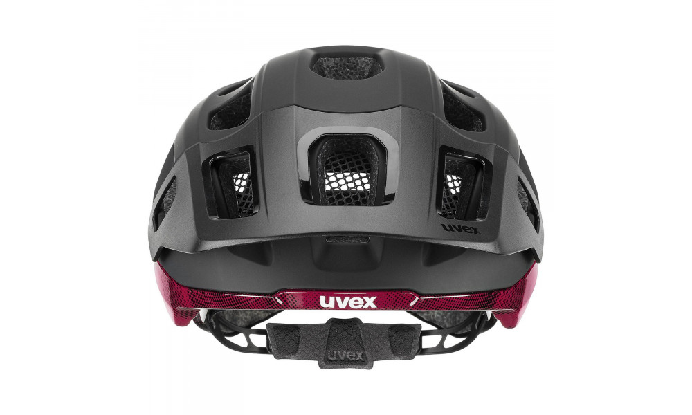 Ķivere Uvex react MIPS black-ruby red matt - 5