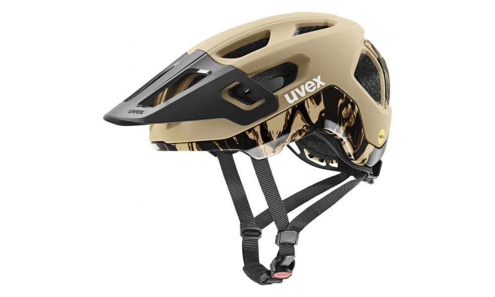 Ķivere Uvex react MIPS desert-black matt - 2
