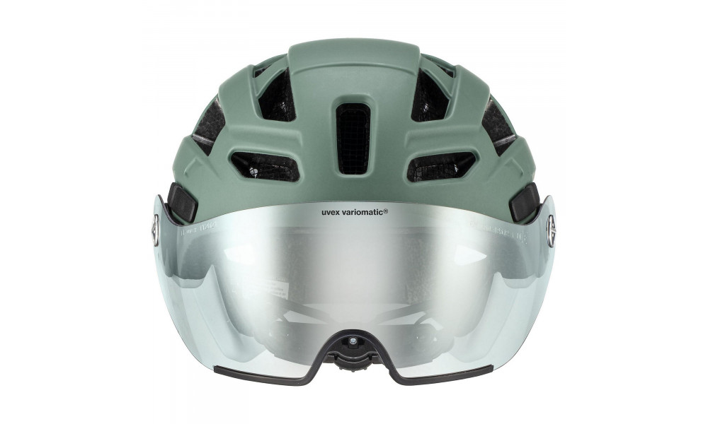 Ķivere Uvex finale visor V moss green-cloud matt - 3