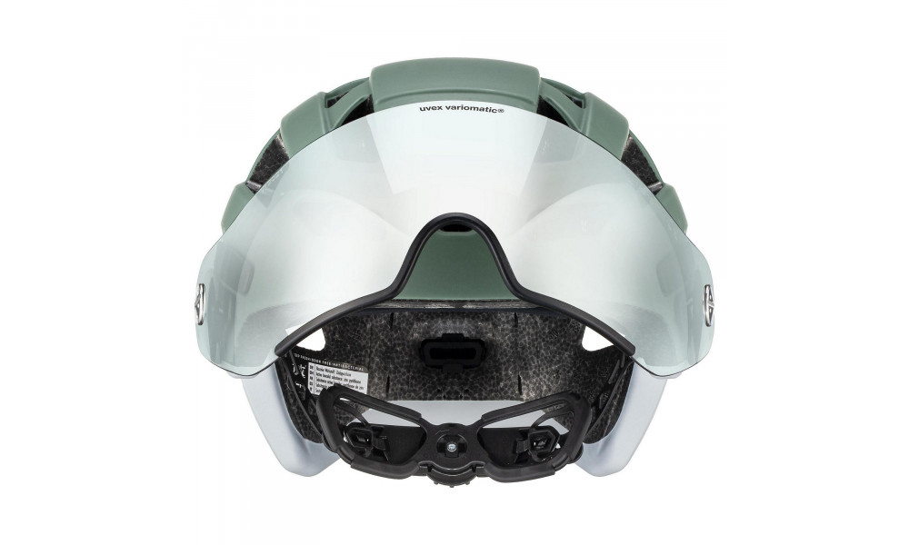 Ķivere Uvex finale visor V moss green-cloud matt - 4