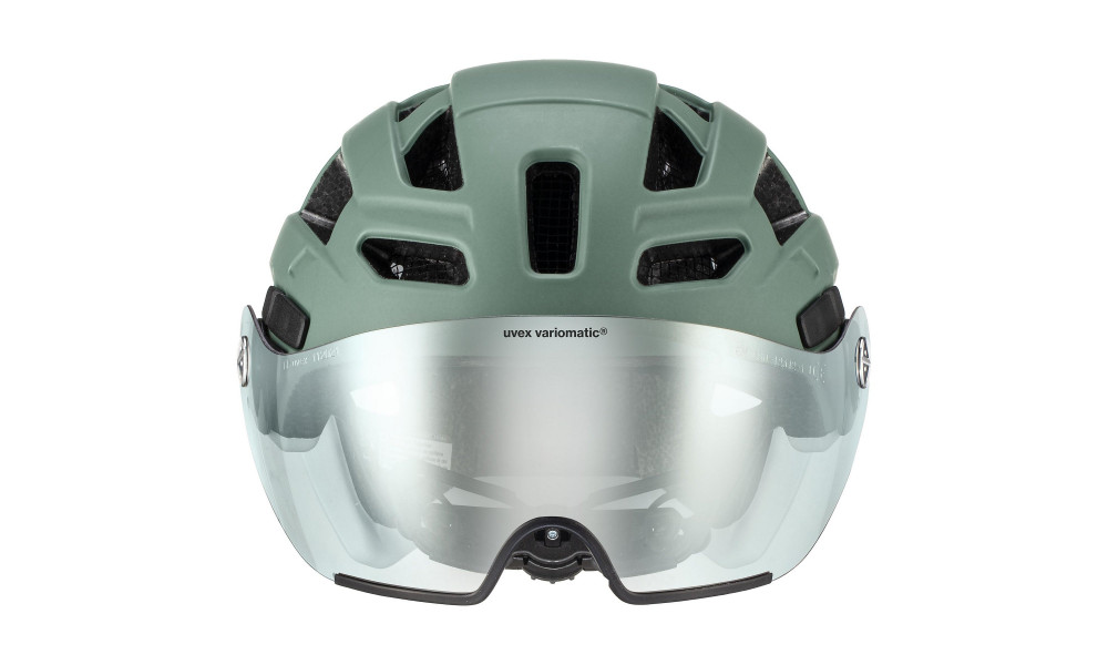 Ķivere Uvex finale visor V moss green-cloud matt - 12