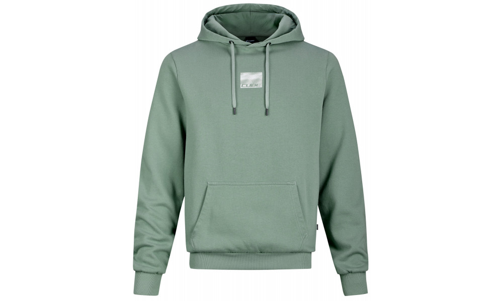 Hoodie Cube Organic Grid black - 1