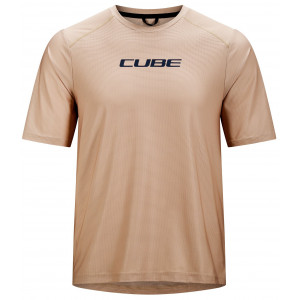 Cycling shirt Cube Functional S/S bordeaux