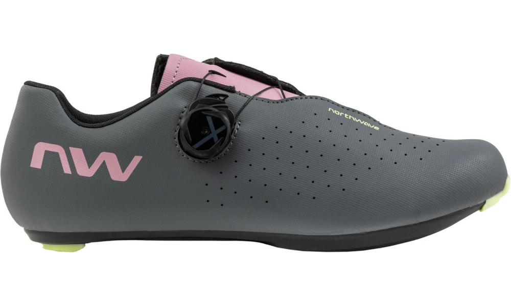 Velo apavi Northwave Sonic Plus Road dark grey-dusty malva - 11