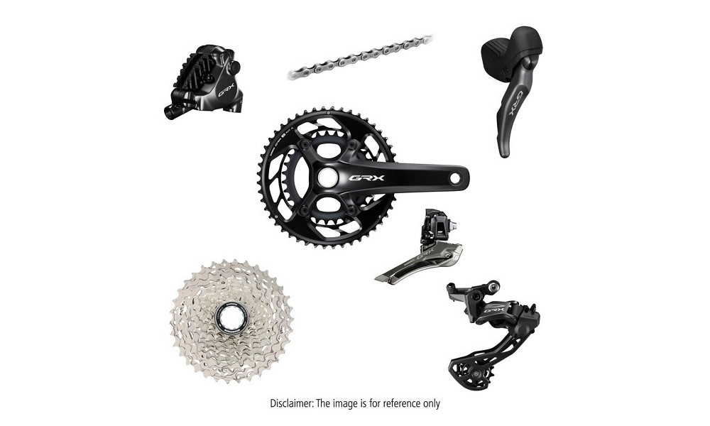 Grupas transmisijas daļu komplekts Shimano GRX 820 12-speed 170mm 48x31T 
