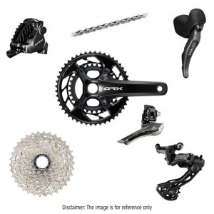 Grupas transmisijas daļu komplekts Shimano GRX 820 12-speed 175mm 48x31T