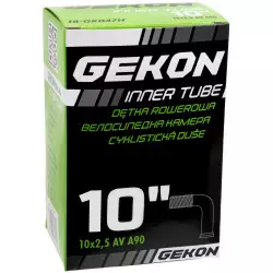 Kamerā Gekon 10" x 2.50 AV 90o valve (e-scooter)