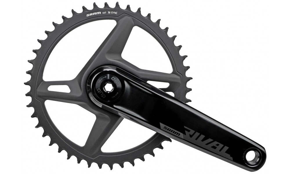 Priekšējie zobratu bloks SRAM Rival 1 D1 DUB Wide 46T 