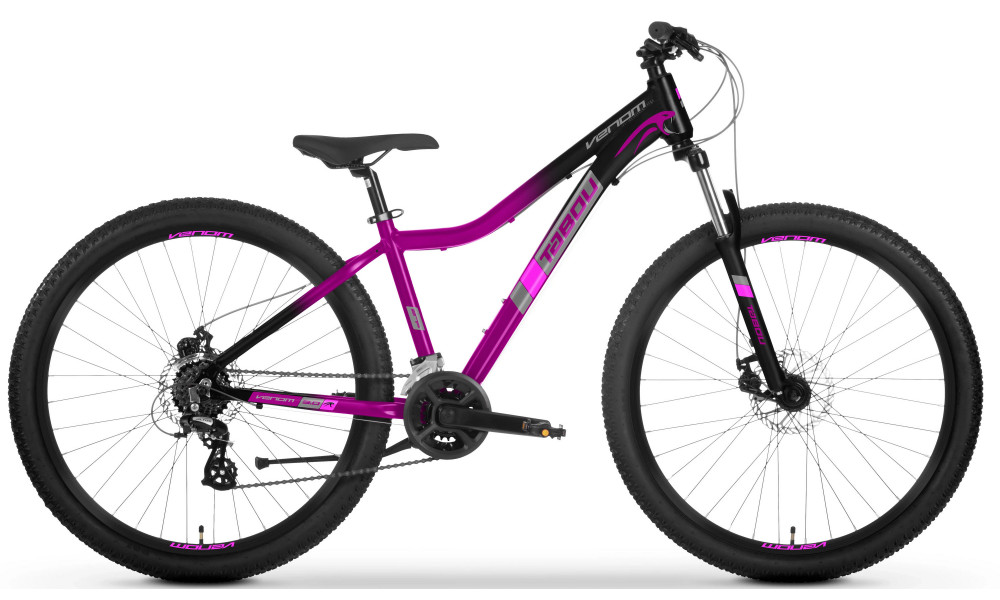 Velosipēds Tabou Venom 3.0 W 27.5 black-purple 