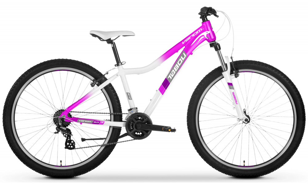 Velosipēds Tabou Venom 2.0 W 27.5 pink-white 