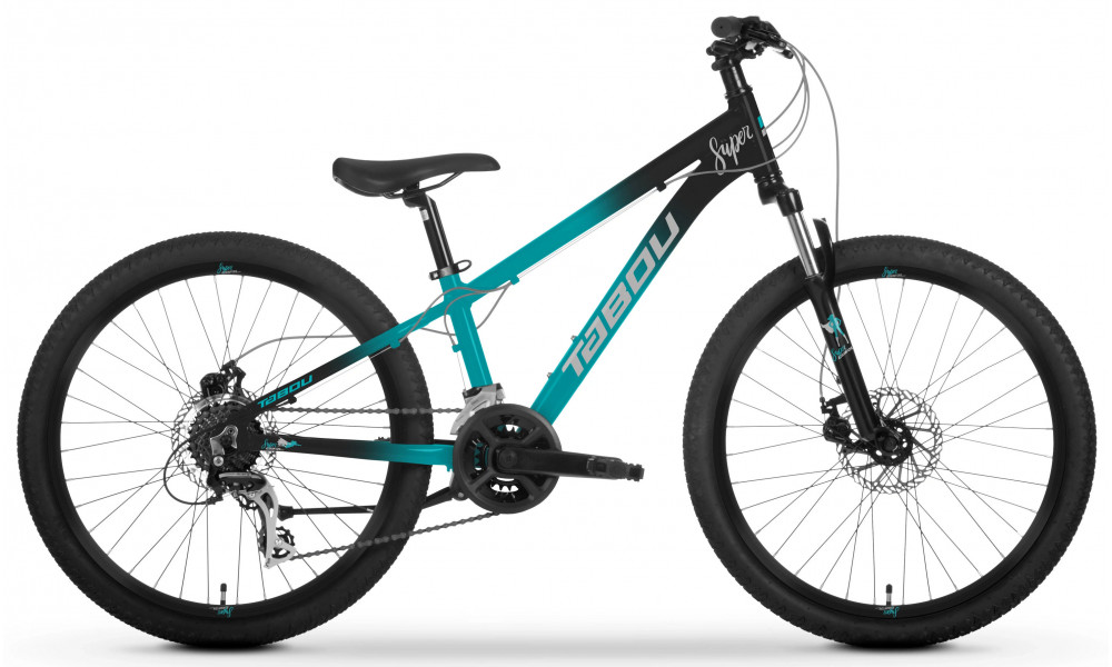 Velosipēds Tabou Supergirl 1.0 24 black-turq 