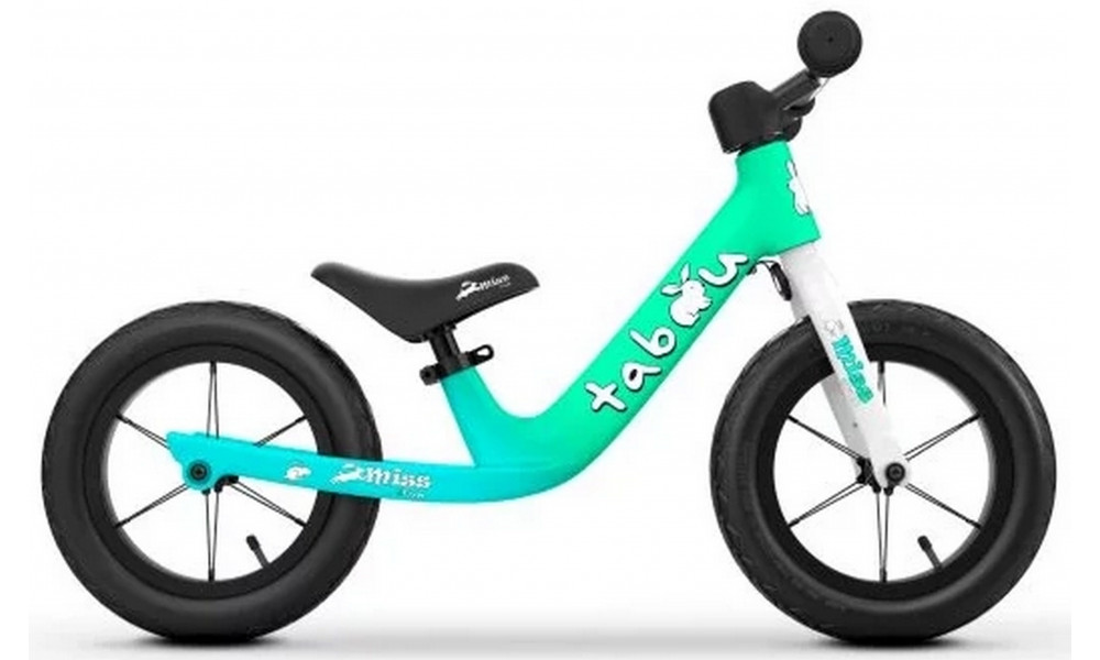 Velosipēds Tabou Miss Run 12 turq-mint 