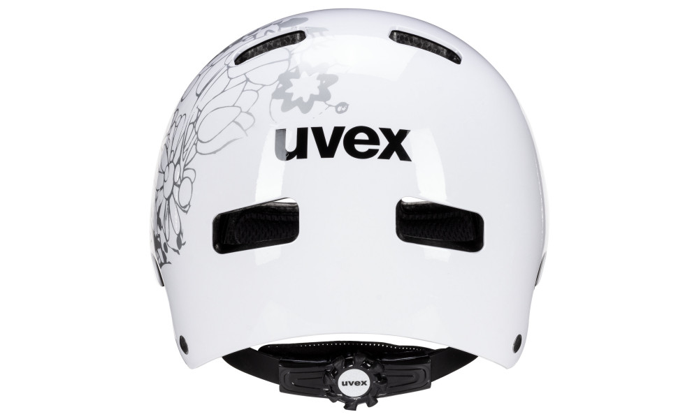 Velo ķivere Uvex Kid 3 white flower black - 2