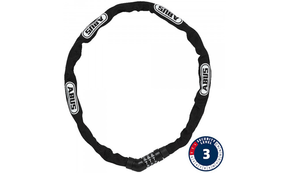 Atslēga Abus Steel-O-Chain 4804C/75 black 