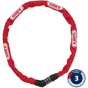 Atslēga Abus Steel-O-Chain 4804C/75 red