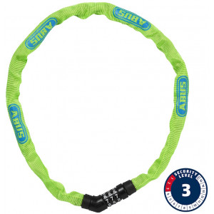 Atslēga Abus Steel-O-Chain 4804C/75 lime