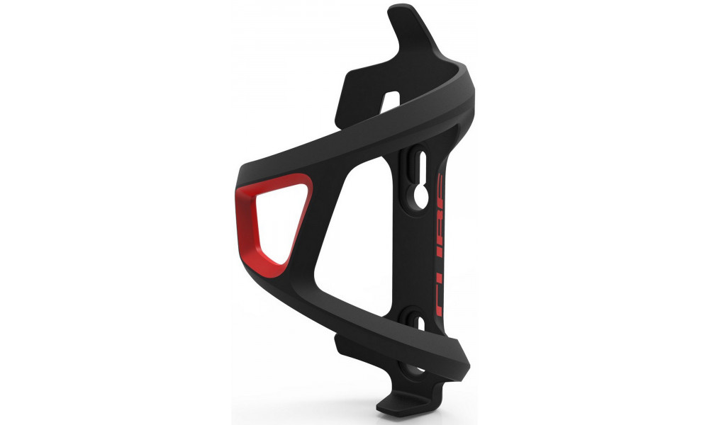 Bottle cage Cube HPP Left-Hand Sidecage black“n“red 