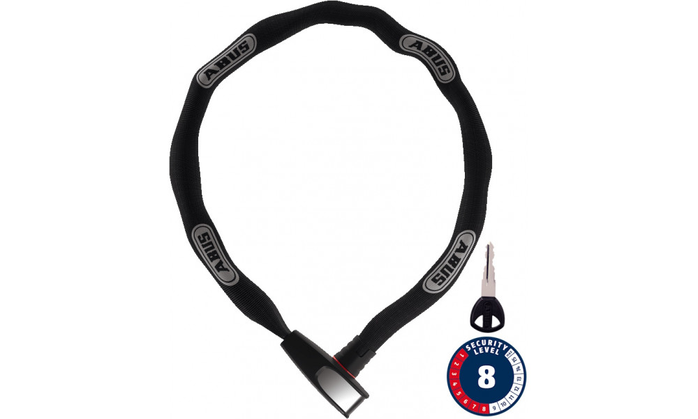 Atslēga Abus Steel-O-Chain 8807K/110 black 