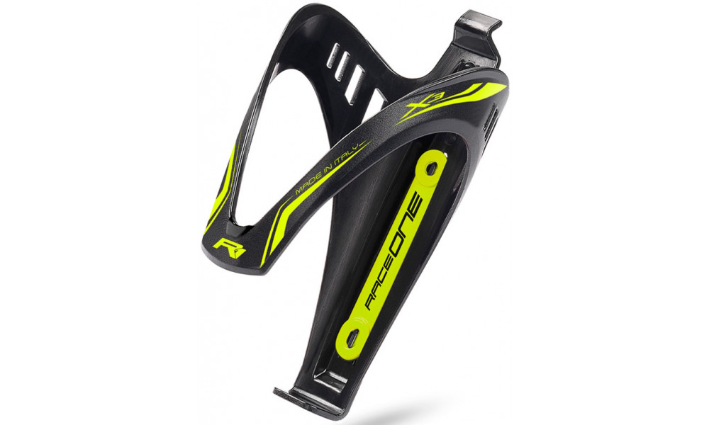 Pudeles turētājs RaceOne X3 RACE black-yellow fluo 