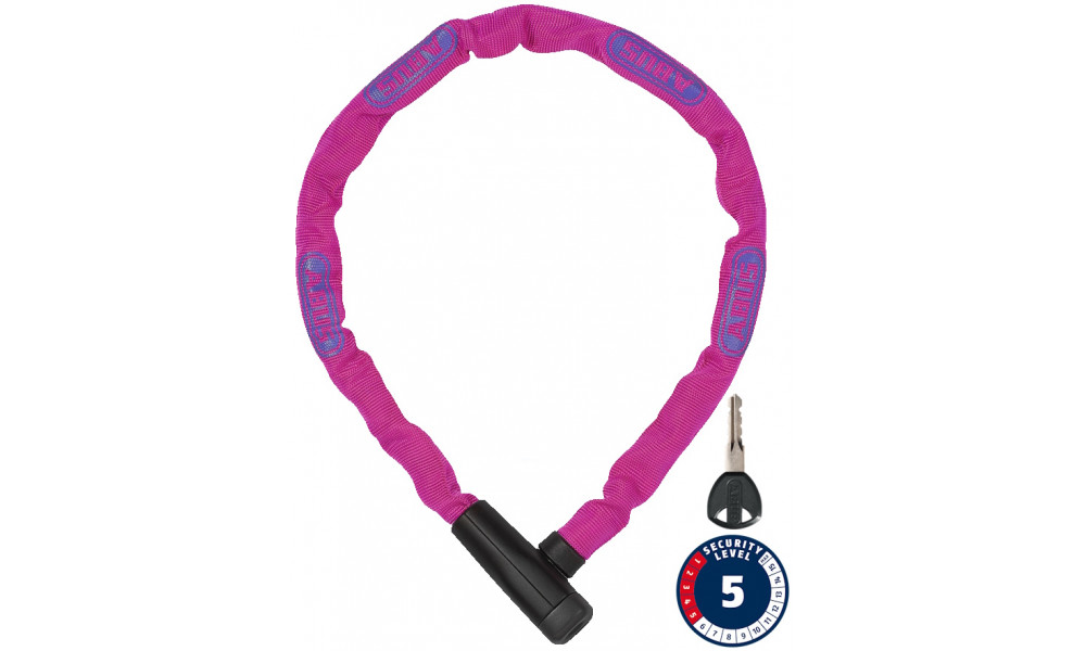 Atslēga Abus Steel-O-Chain 5805K/75 pink 
