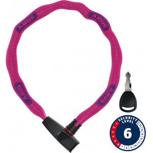 Atslēga Abus 6806K/85 NEON pink (square chain)