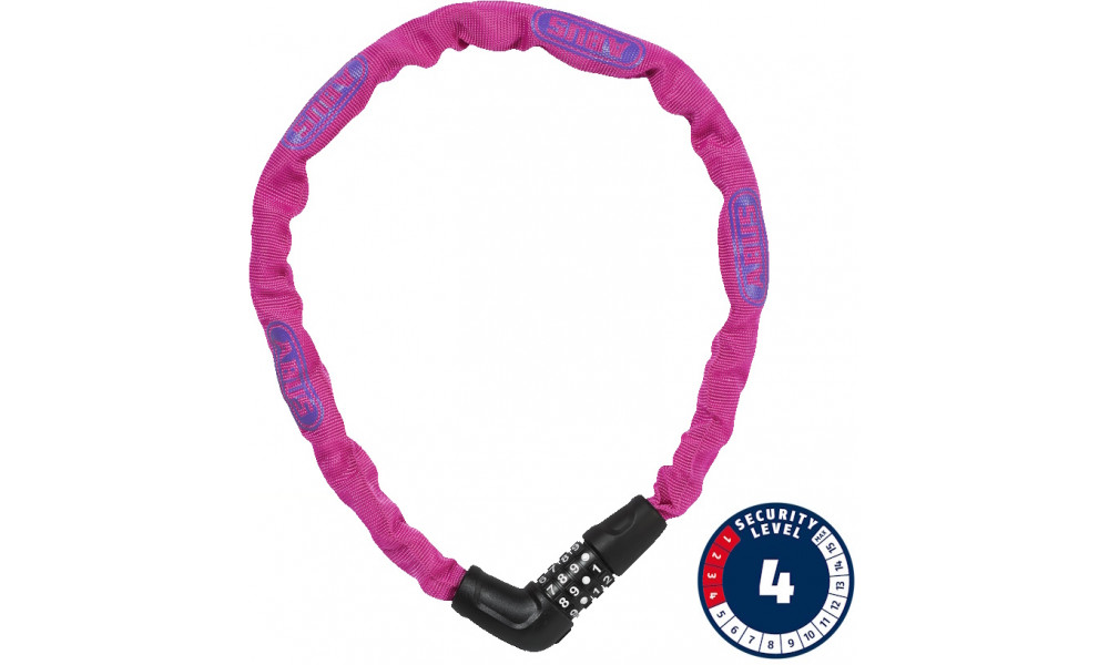 Atslēga Abus Steel-O-Chain 5805C/75 pink 