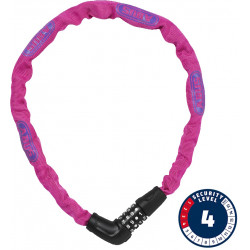 Atslēga Abus Steel-O-Chain 5805C/75 pink