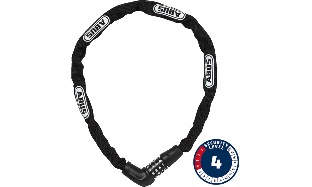 Atslēga Abus Steel-O-Chain 5805C/75 black 
