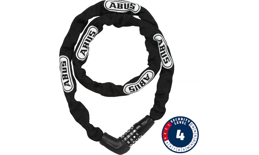 Atslēga Abus Steel-O-Chain 5805C/110 black 