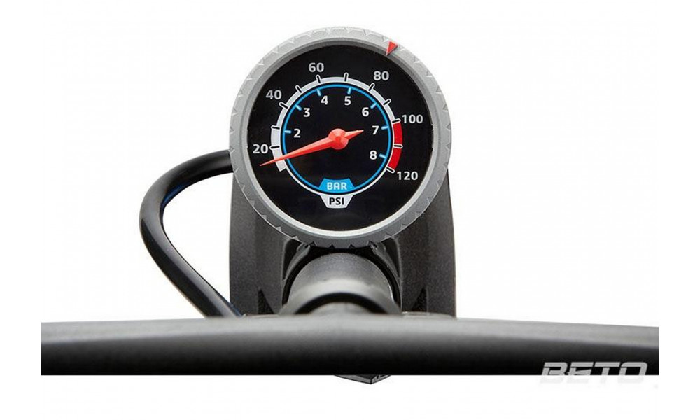 Pumpis grīdas BETO plastic CFL-516PG11 PSS head ar spiediena mērītājs - 3