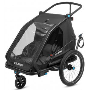 Velo piekabe Cube Double CMPT black