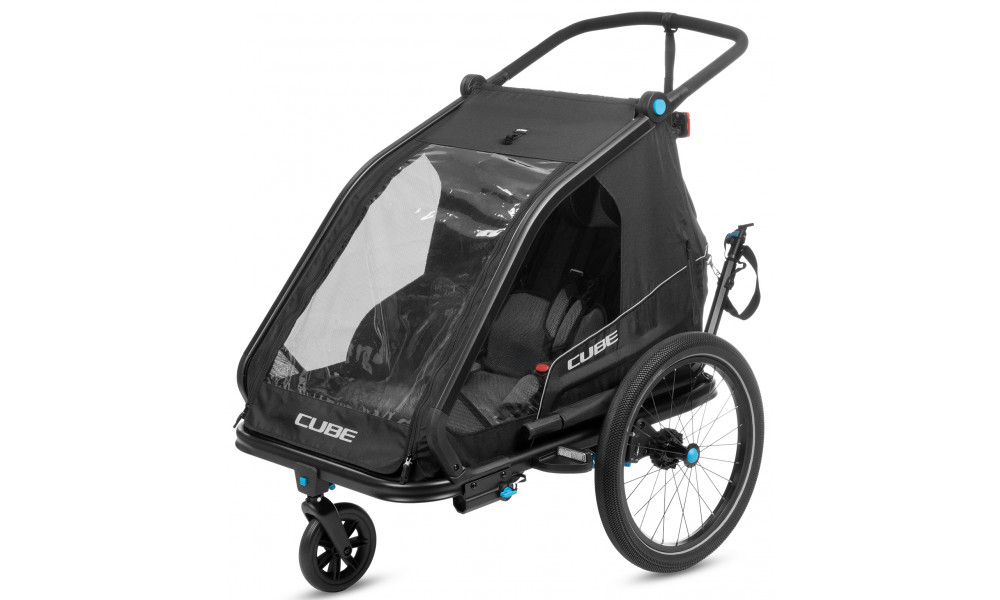 Velo piekabe Cube Double CMPT black - 1