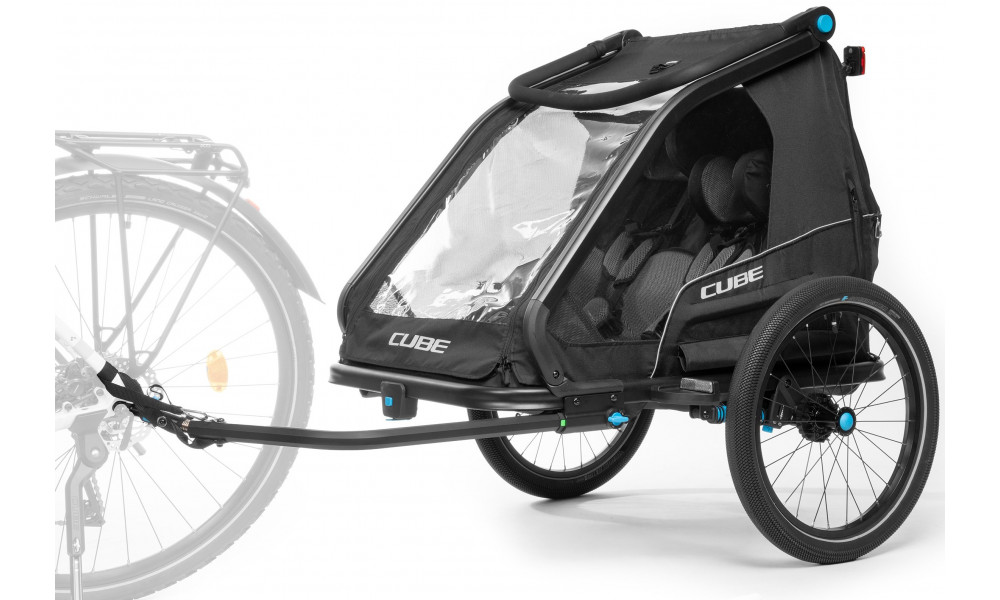 Velo piekabe Cube Double CMPT black - 12