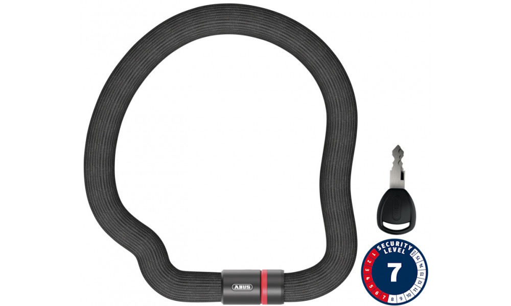 Atslēga Abus Goose 6206K/85 BK 