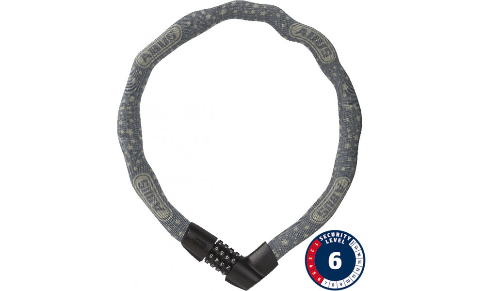 Atslēga Abus Tresor 1385/75 grey star 