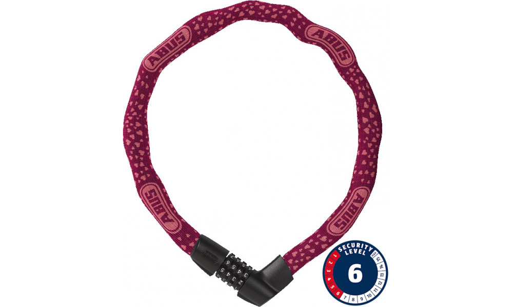 Atslēga Abus Tresor 1385/75 cherry heart 