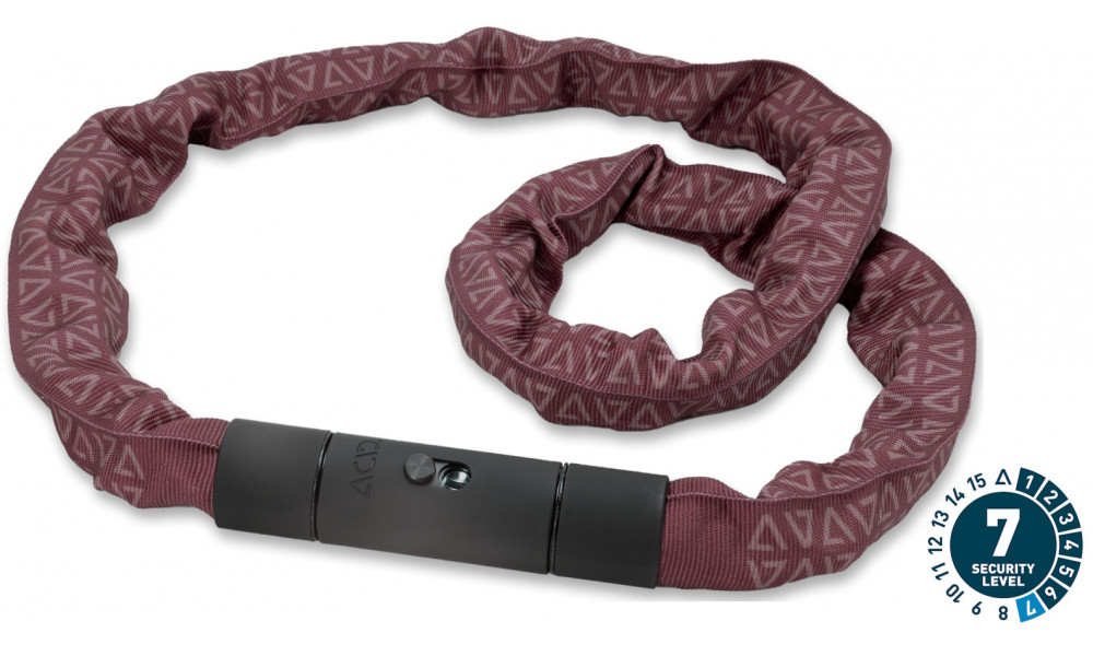 Atslēga ACID chain Corvid K120 6x1200mm red - 1