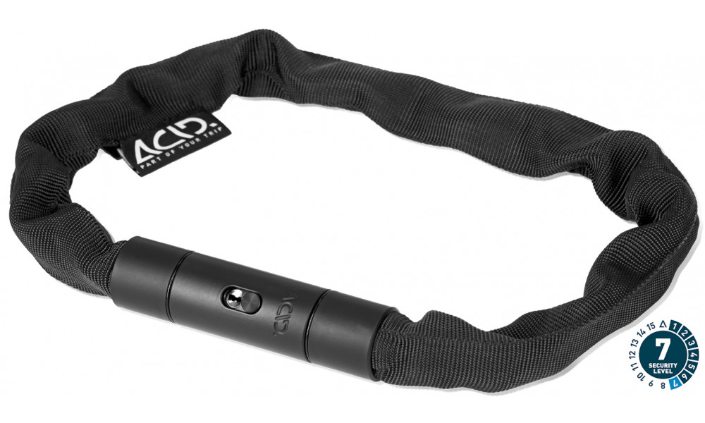 Atslēga ACID chain Corvid K80 6x800mm black - 1