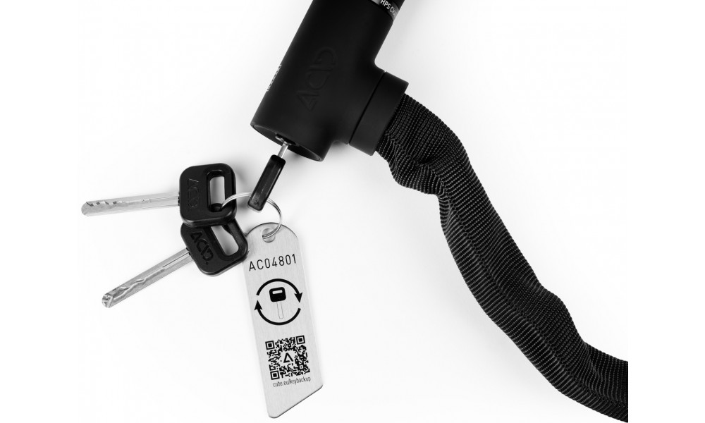 Atslēga ACID chain Solid K120 6x1200mm black - 3