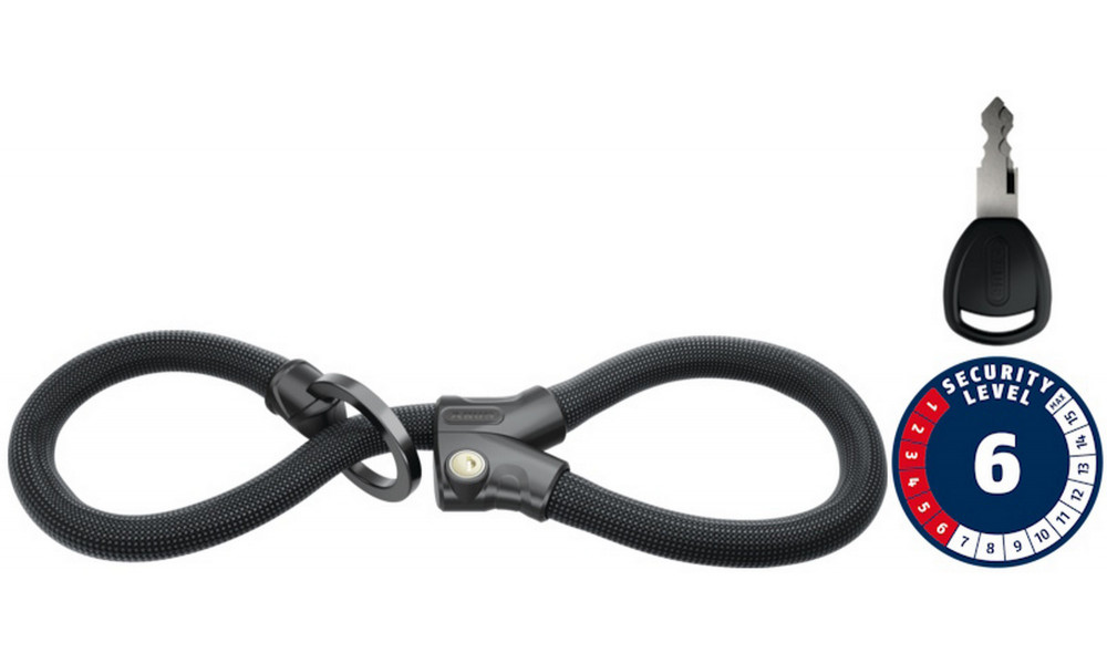 Atslēga Abus Infinity 1806/140 black 