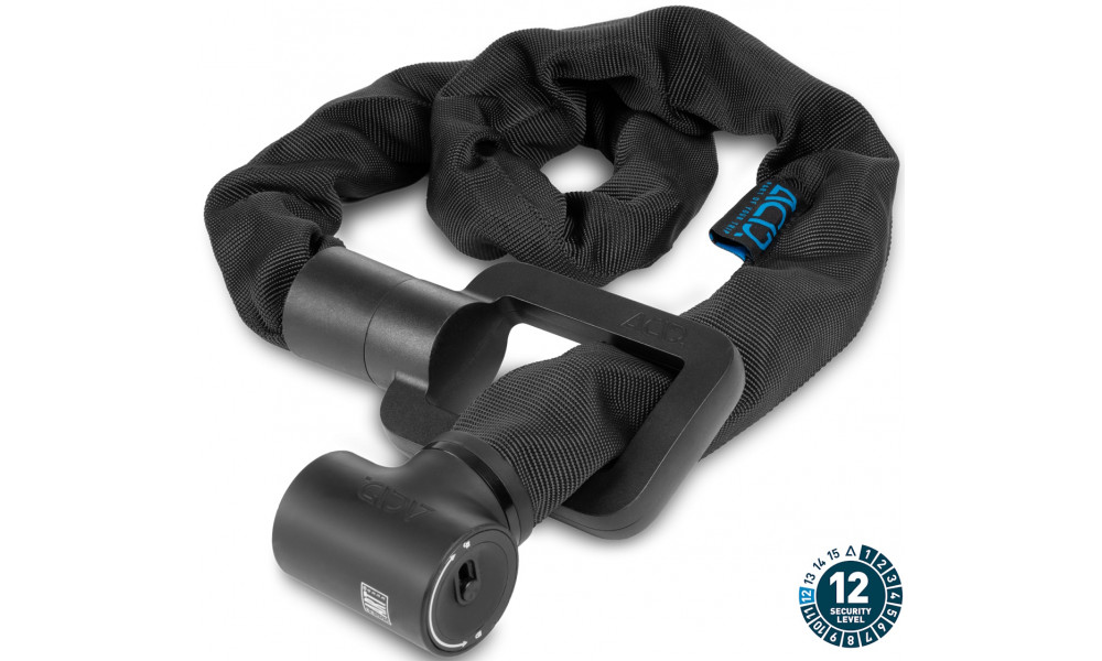Atslēga ACID chain Solid Pro K120 Cargo 8x1200mm black - 1