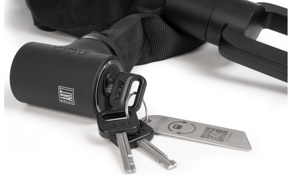 Atslēga ACID chain Solid Pro K120 Cargo 8x1200mm black - 3