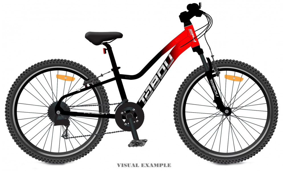 Velosipēds Tabou Poison 24 red-black 