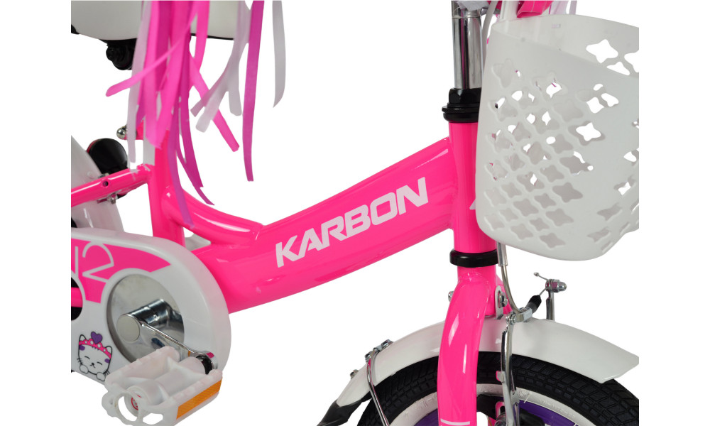 Velosipēds Karbon Tiara 12 pink - 6