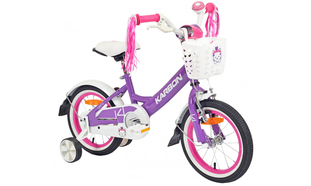 Velosipēds Karbon Tiara 14 violet - 2