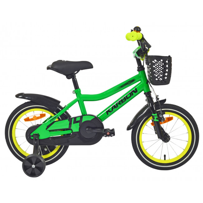Velosipēds Karbon Comet 14 green neon