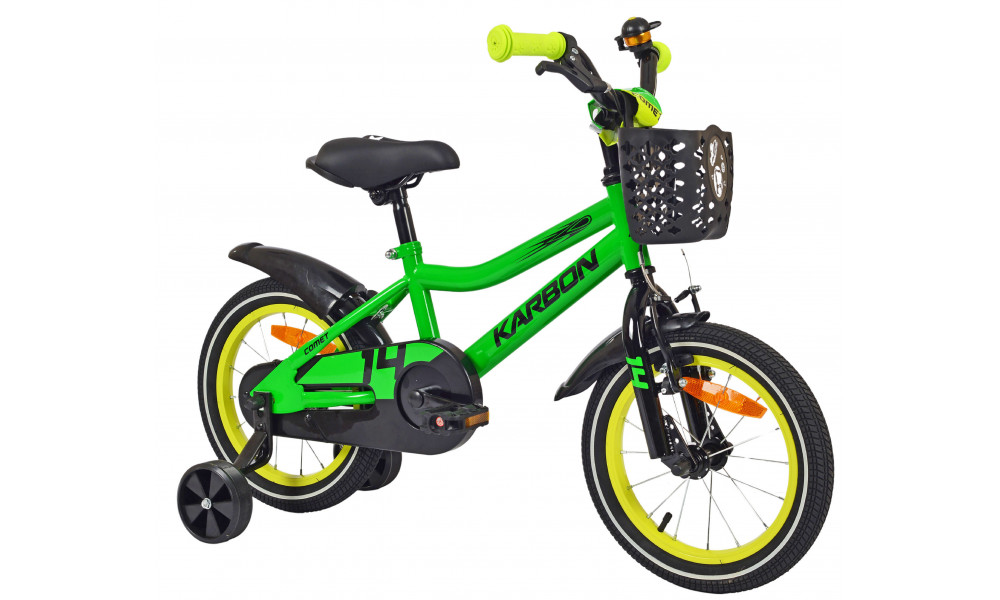Velosipēds Karbon Comet 14 green neon - 2