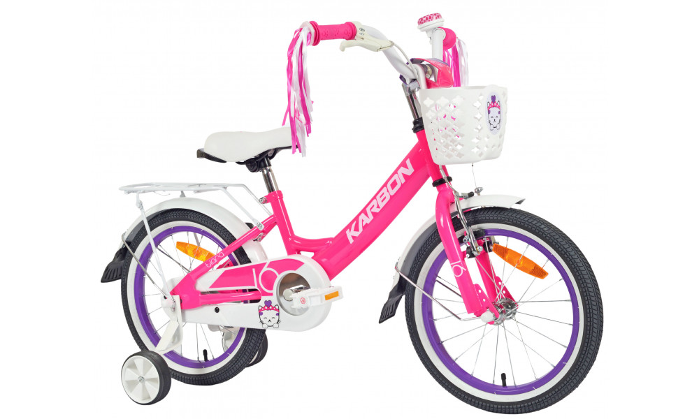 Velosipēds Karbon Tiara 16 pink - 2